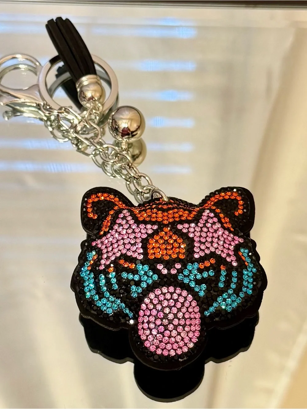 Dopamine Tiger keychain/bag charm BNWT